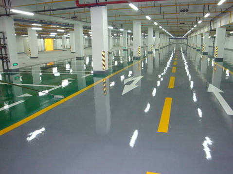 中海地產地下停車場地坪