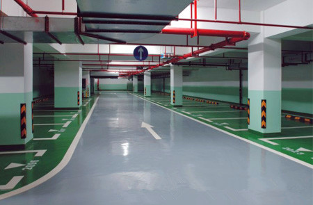 沃爾瑪商場(chǎng)地下停車場(chǎng)地坪